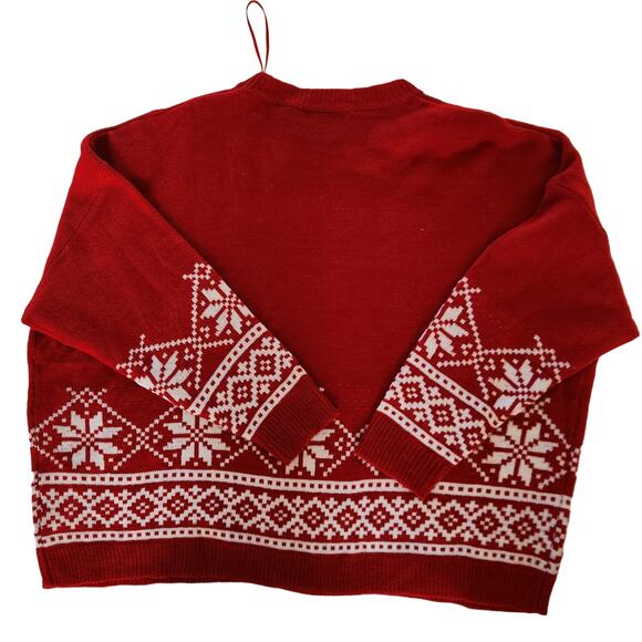 Womans Christmas sweater "MISSGUIDED" size 6/8 - Picture 6 of 7